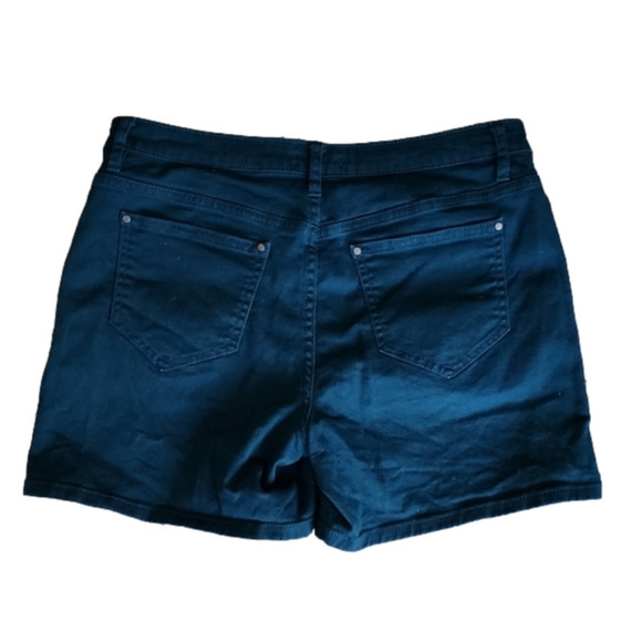 LAURA Conrad turquoise blue green shorts 10 - Picture 3 of 4